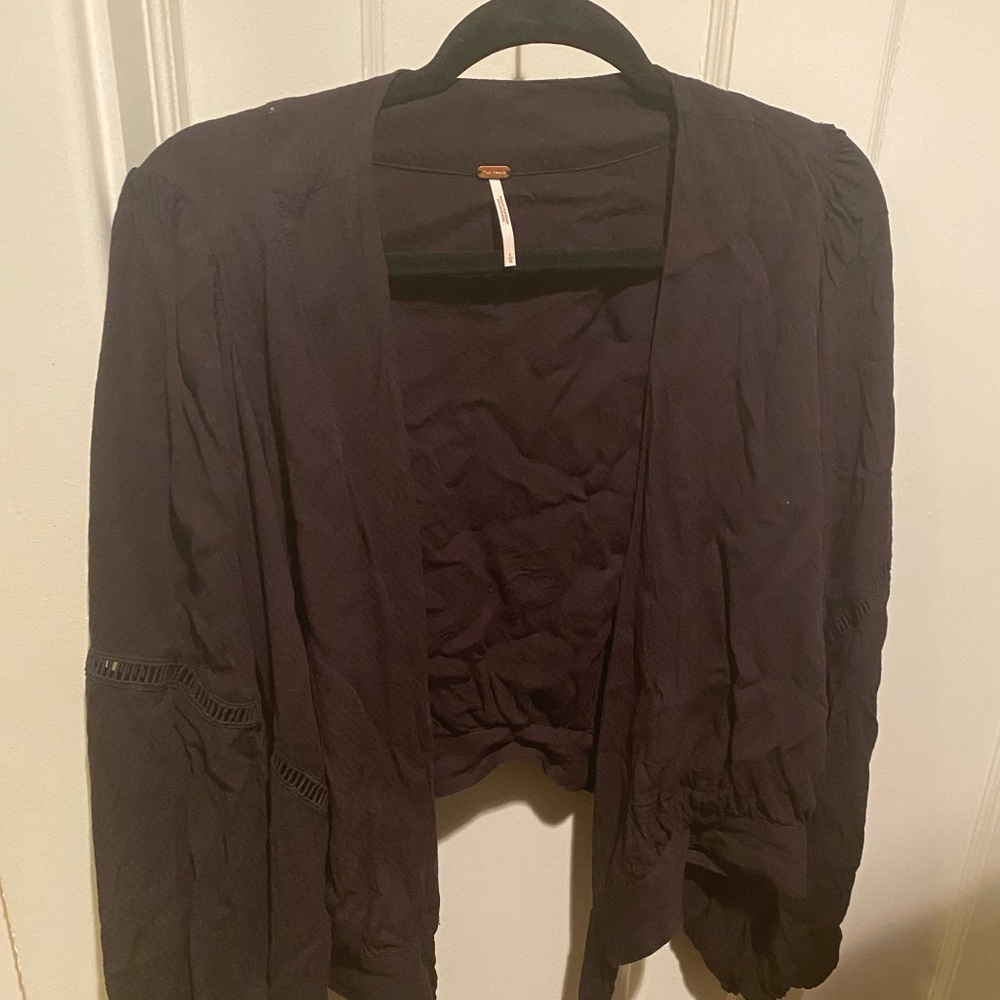 Black Wrap Top